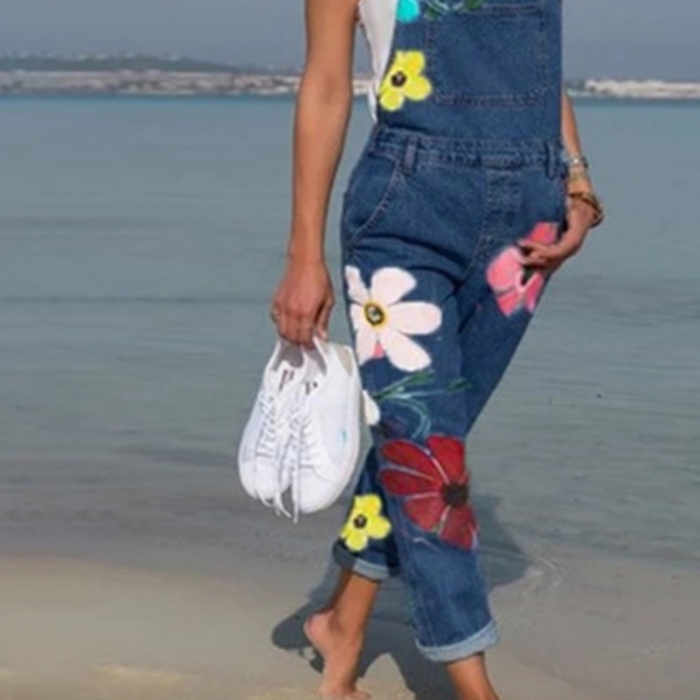 Denim Overalls - Picture 2 of 8